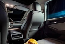 Uber and Waymo’s Expansion of Autonomous Vehicle Services Spilled taco upside-down on Waymo floor, empty seat judges.