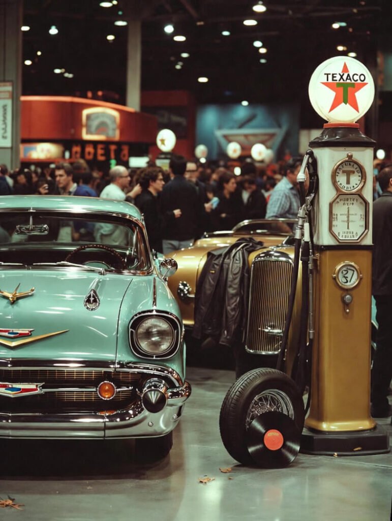 Sad coney dog abandoned on black Bel Air hood.