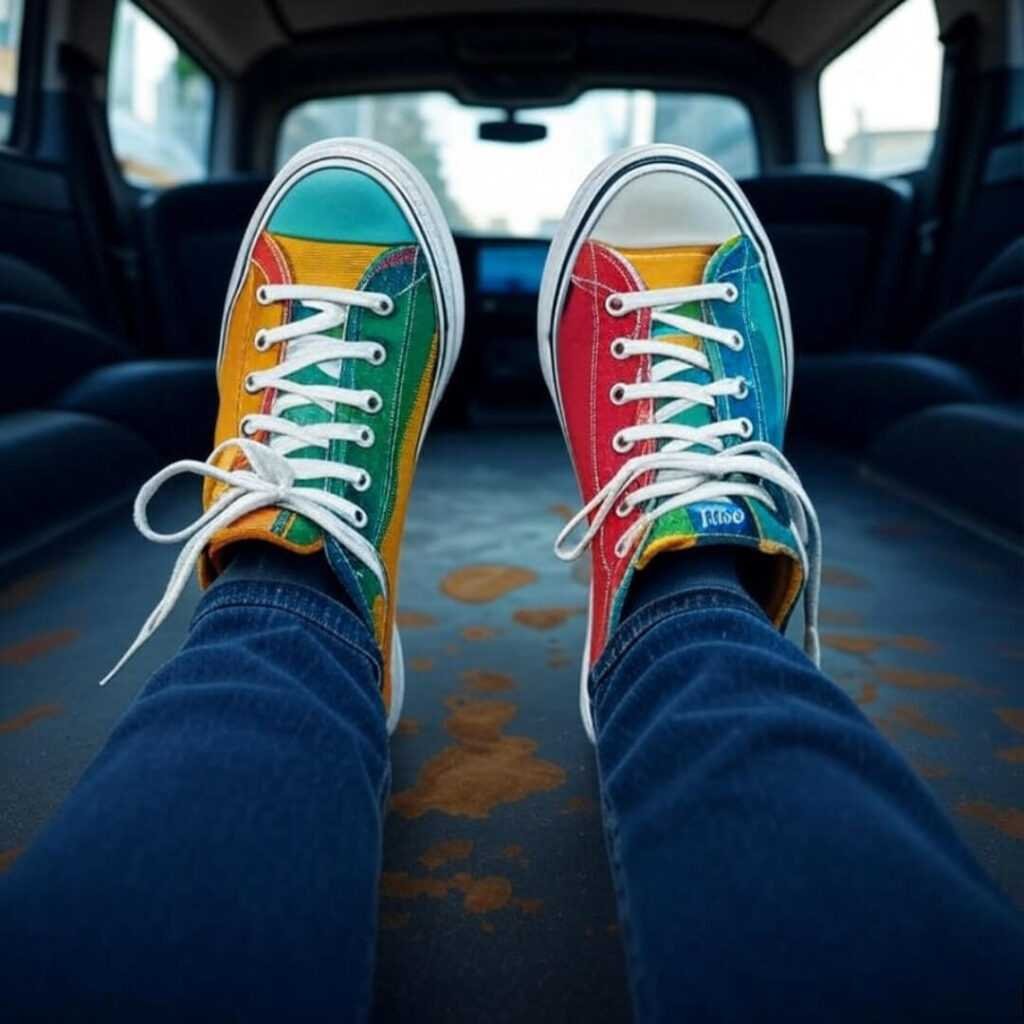 Kicking back (literally) in the self-driving car rollout chaos.