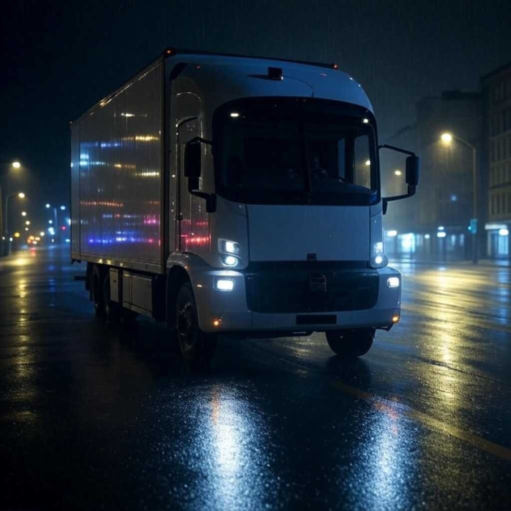 Saw this rig in a storm—felt like a movie, but scarier.