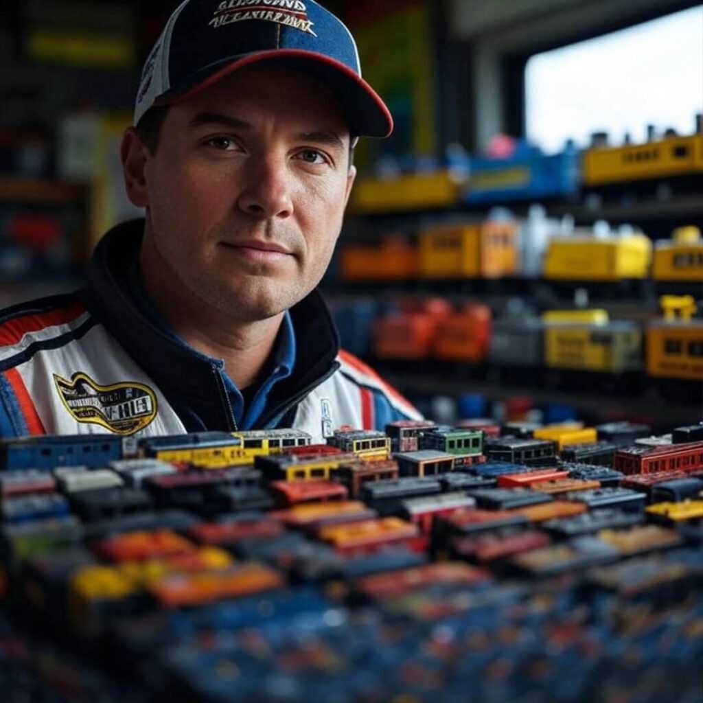 NASCAR driver’s oddball passion in their life beyond the track, caught in a sloppy moment.