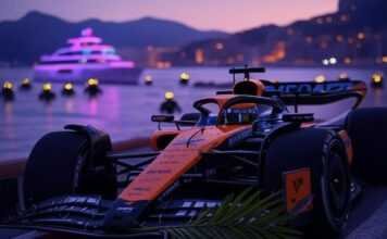 2025 Monaco Grand Prix What to Expect from F1’s Most Iconic Race McLaren races through the 2025 Monaco Grand Prix, my lost cap in the blur.