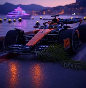 2025 Monaco Grand Prix What to Expect from F1’s Most Iconic Race McLaren races through the 2025 Monaco Grand Prix, my lost cap in the blur.