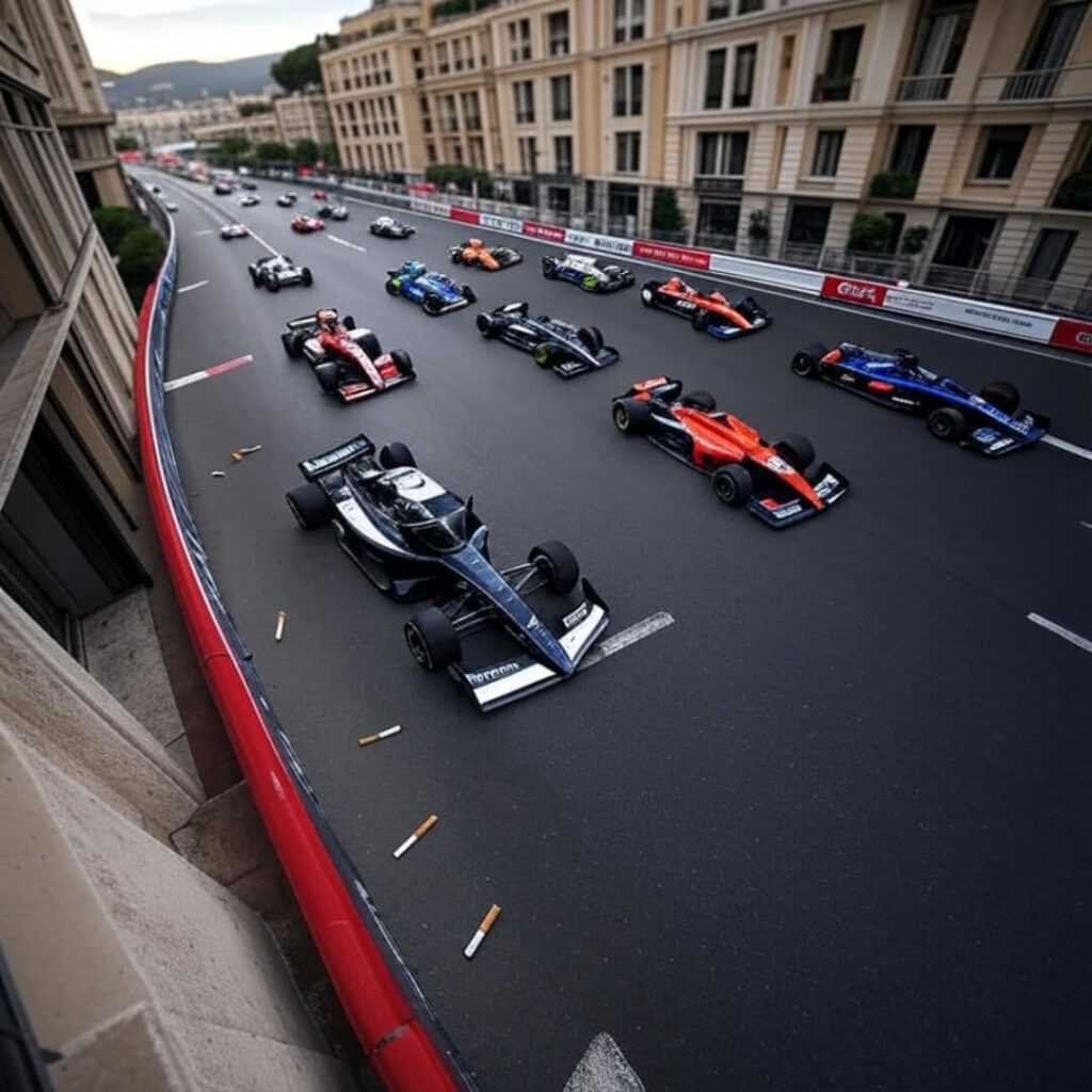 Nerve-racking quali at the 2025 Monaco Grand Prix; my shaky hands barely hold on.