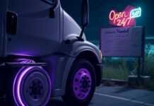 Autonomous Trucks: The Future of Freight Transportation and Its Impact on Jobs Snapped this at a creepy rest stop—future’s cool but kinda sad.