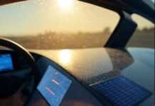 The Rise of Solar-Powered Cars: Are They a Viable Alternative to Traditional EVs Sweaty driver, solar dash glows hopefully.