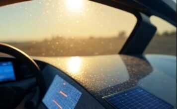 The Rise of Solar-Powered Cars: Are They a Viable Alternative to Traditional EVs Sweaty driver, solar dash glows hopefully.