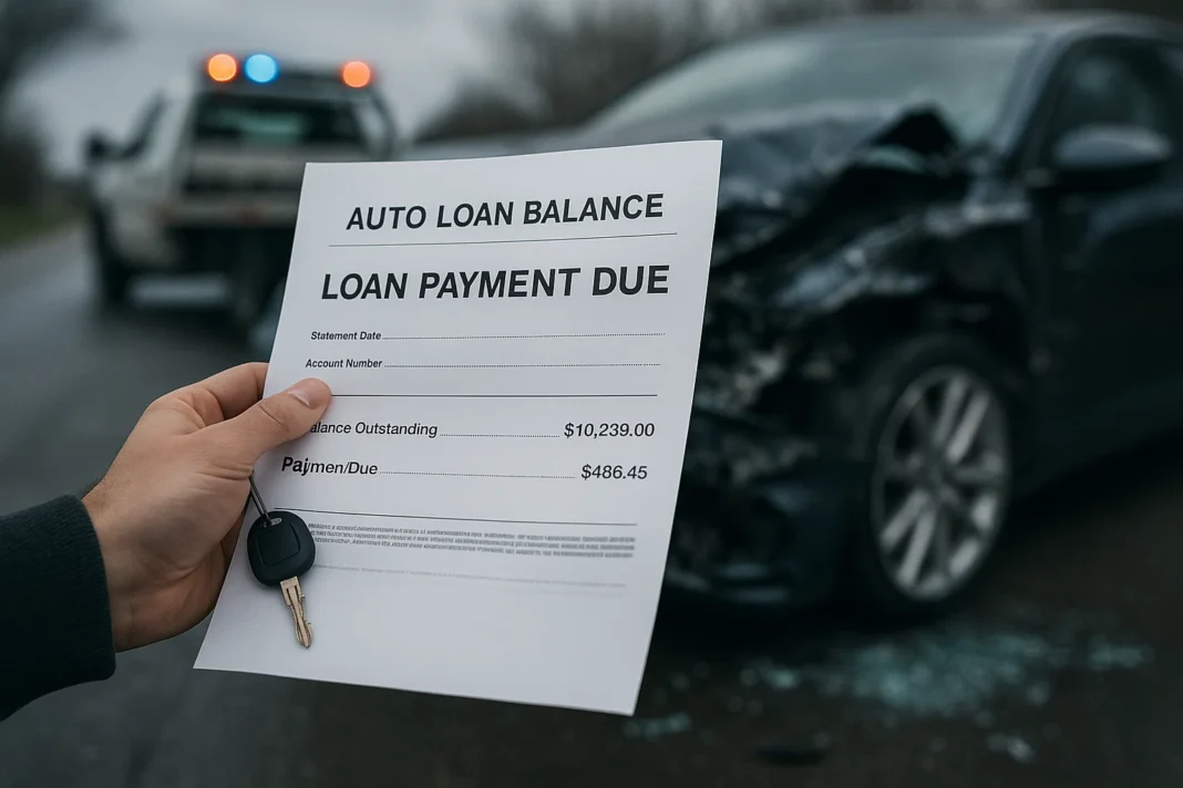 what happens if you crash a car you haven't paid off
